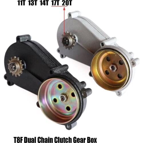 T8F 11T 13T 14T 17T 20T For 43CC 47CC 49CC Single Chain Clutch Gear Box Mini Moto Pit Dirt Bike Quad ATV Motorcycle