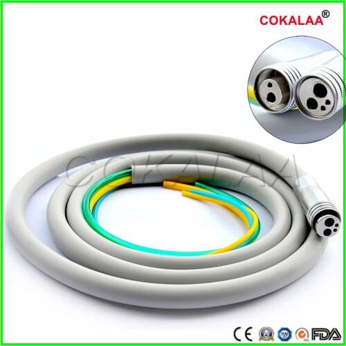 Dental 4 Holes handpiece Hose Tube 6 Hole Tubing Tube Silicone Hose for High Speed Handpiece Dentistry Material