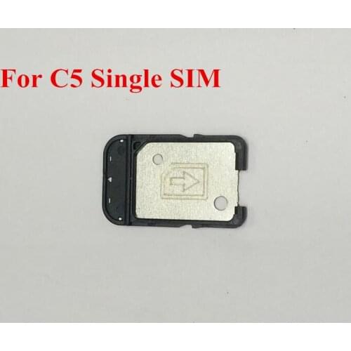 10PCS/Lot Single SIM Card Tray Slot Holder Adapter for Sony Xperia C5 Phone Replacement Repair Part