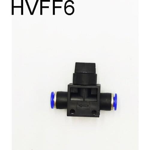 10PCS Pneumatic Fitting HVFF 6mm Pipe Connector Tube Air Quick Fittings Water Push In Hose Couping
