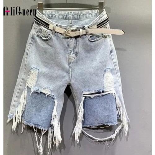AliQueen Womens Summer Jeans