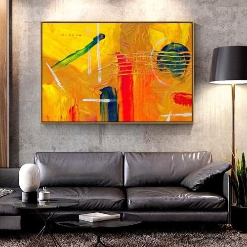 Artcozy Oil Canvas Painting abstract paint_canvas_lines For Home Decoration Wall Art