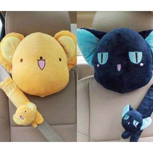 Car Headrest Pillow Anime Pillow Decoration Cushion Home Throw Car Pillows Soft For Office Sleep Unisex Gifts New