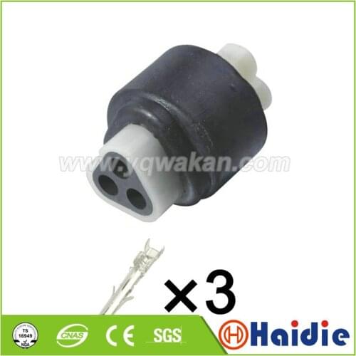 Free shipping 5sets 3pin electric auto plastic wire harness female cable connector