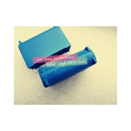 CBB61 450V1UF pin capacitor, air conditioner, fan capacitor, 1.0uf450v motherboard capacitance. new