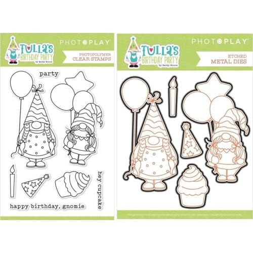 CH 2020 New Arrival TULLAS BIRTHDAY Die Set Metal Cutting Dies and stamps DIY Scrapbooking Card Stencil Paper Craft Handmade