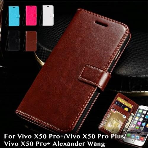 PU Leather Flip Case For Vivo X50 Pro+ X50 Pro Plus Photo Frame Case Wallet Cover For Vivo X50 Pro+ Alexander Wang Business Case