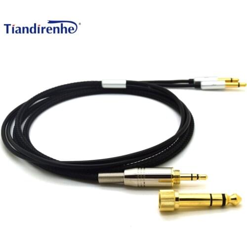 Cable for Denon AH-D600 D7100 D7200 Velodyne vTrue Headphones Replacement Audio Cable Cords 6.35 / 3.5mm to 2 x 3.5mm Jack