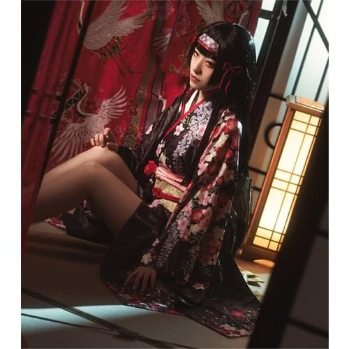 Bishoujo Mangekyou Renga Kimono Cosplay Costume
