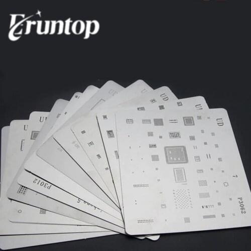 IC Chip BGA Reballing Stencil Kits Set Solder Template for Samsung for iphone 4 4s 5 5C 5s 6 6s 7 Plus