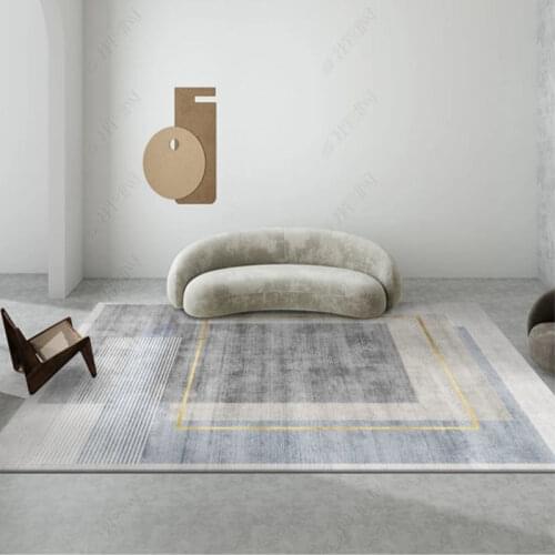 Nordic Living Room Fluffy Rug Bedroom Long Hair Plush Carpet Sofa Bed Full Home Floor Carpet Washable Bedroom Bay Window Carpet