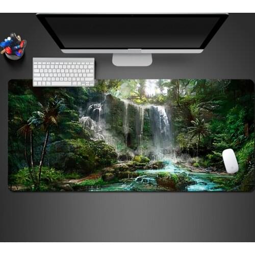 Beautiful Nature Primeval Forest Mouse Pad Notebook Computer Pad High Quality Popular Natural Rubber Office Computer Mouse Pads