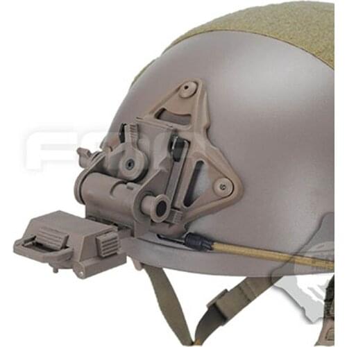New FMA L4G24 NVG Mount 100% Plastic Tactical Helmet Mount Accessories TB1012 DE/BK Free Shipping