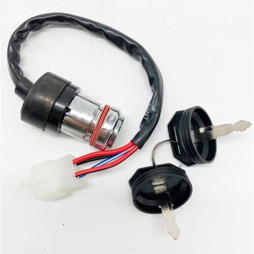 New OEM Ignition Key Switch Lock 4 Wires For Linhai Goon Muddy Bighorn ATV UTV 250cc 260cc 300cc 400cc ATVs