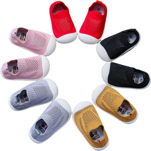 Baby Infant Boys Girls Mesh Solid First Walker Shoes Newborn Toddler Baby Non-slip Soft Sole Casual Prewalker Shoes 8-24M