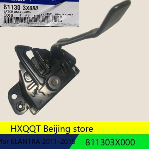 GENUINE Hood Latch For Hyundai ELANTRA 2011-2015 OEM NEW [811303X000] Engine cover lock 1pc
