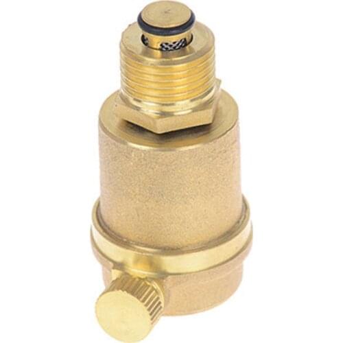 Practical 1/2" Brass Air Vent Valve Automatic Air Pressure Vent Valve for Solar Water Heater Pressure Relief Value Hardware Tool