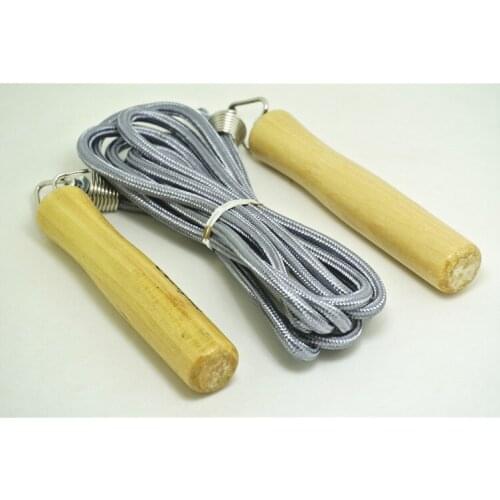 Speed Skipping WOOD Jump Rope Adjutable For Gym Lose Weight Exercise 2pcs/lot
