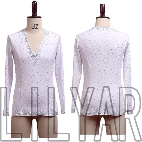 Latin Dance Top Latin Dancing Shirts Adult Kids Competition Performance Wear Salsa Square Professional Practice Clothing