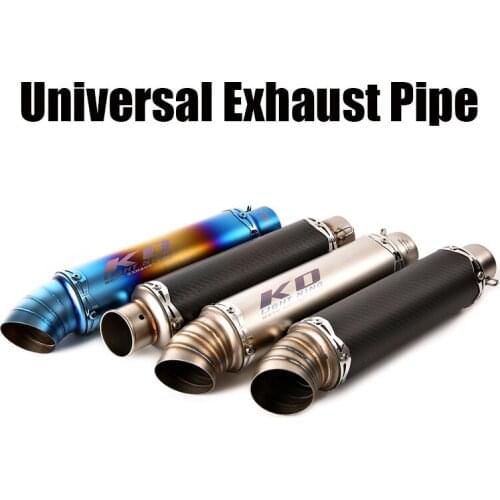 38-51MM Universal Exhaust System Pipe Escape Muffler Tips Removable DB Killer Silencer Slip On For Motorcycle Dirt Bike ATV