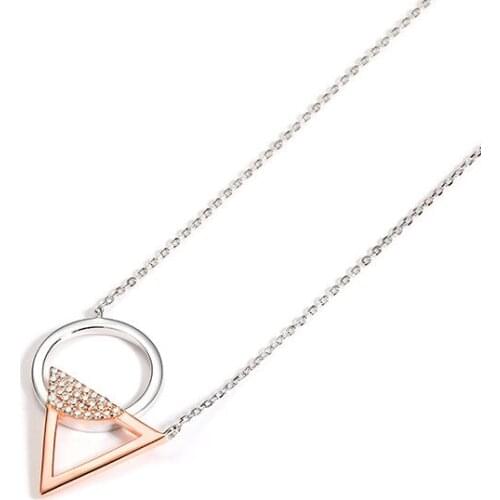 S925 Sterling Silver Womens Clavicle Chain