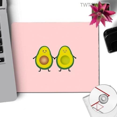 Hot Sale Avocado Aesthetic For Gteen Small Mouse Pad For Video Games And Fruit Food Rubber Cute Cartoon Office Decoration