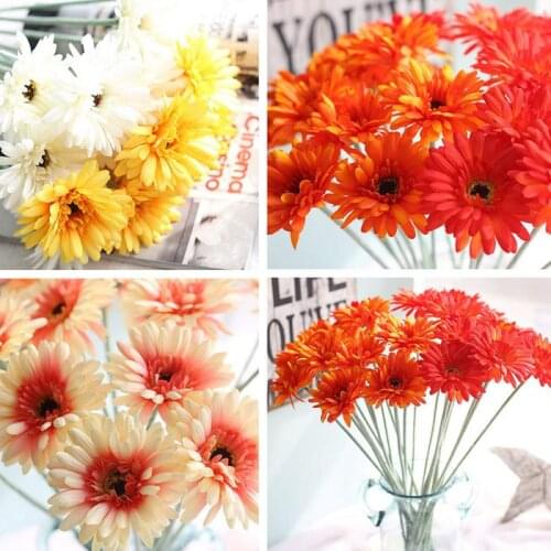 36 Heads Rose Artificial Flowers Cheap Wedding Party Decor Fake Bouquet Decoration Home Living Room Vase Plants High Quality