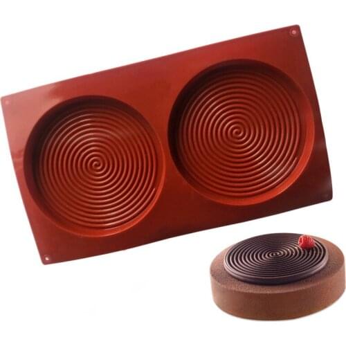 Mosquito Circles-shaped 3D Silicone Cake Molds Mousse Cake Decorating Tool Fondant Chocolate Mould Baking Bakeware
