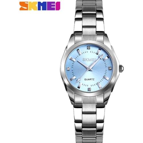 SKMEI Women Watch Quartz Womens Men Clock Couples Top Luxury Female WristWatches Waterproof Ladies Dress relogio feminino