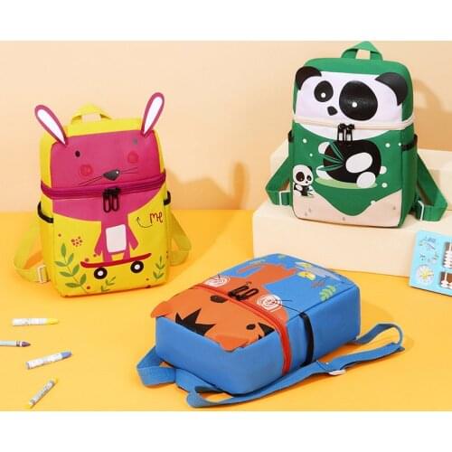 2020 New 3D Children School Bags for Girls Boy Children Backpacks Kindergarten Cartoon Animal Toddle Kids Backpack for 2-5 years