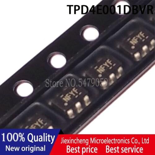 20pieces) TPD4E001DBVR NFY* NFY5 NFYF TPD4E001 TPD4E001DBV SOT23-5 TVS diode chip