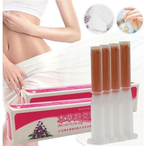 Gynecological Anti-inflammatory Gel In The Treatment Of Cervical Inflammation Increased Secretion Peculiar Smell And Itching