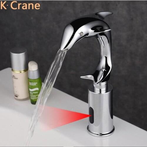 Touchless Faucet Infrared Motion Sensor Tap Bathroom Smart Automatic Grifo Basin Sink Inductive Copper Kraan Battery Robinet Tap