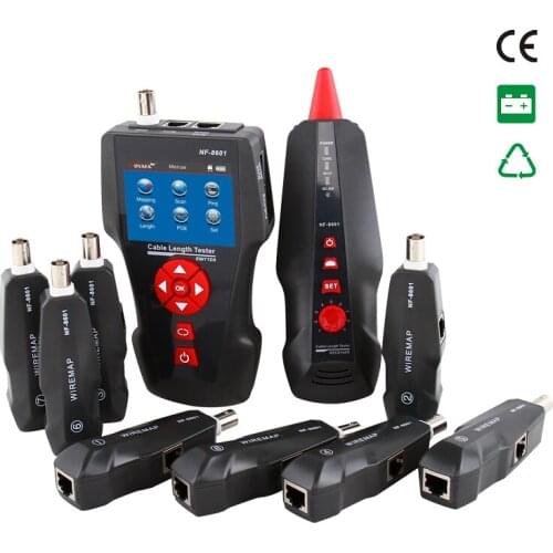 CCTV BNC Cable Tracer RJ11 RJ45 BNC Cable Length Testing POE Ping Testing STP UTP 5E 6E Network
