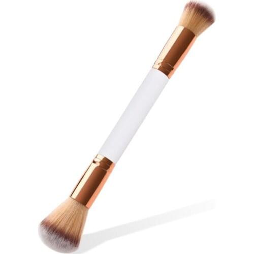 Double Head Makeup Brush Foundation Powder Blush Eyeshadow Concealer Lip Eye Brushes Cosmetic Brush Multifunction Makeup Tools