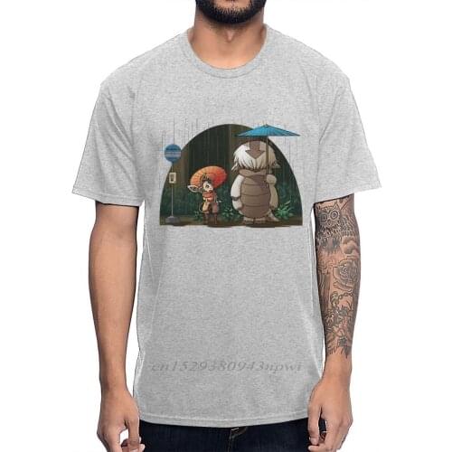 Healthy Cotton Classic Round Collar Avatar Last Airbender Aang Appa Momo Tee Shirt Young Design For Men Camiseta
