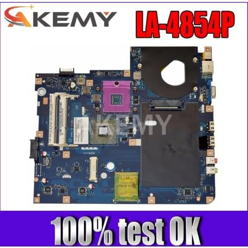 Akemy Laptop Motherboard For Acer aspire 5332 5732z MAIN BOARD MBPPB02001 NAWF3 LA-4854P GL40 DDR3 Free cpu