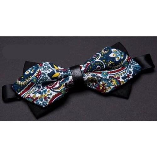 SHIERXI Mens bow tie printing neck ties Rose floral wedding Parties bowtie noeud papillon homme mariage shirt Accessories