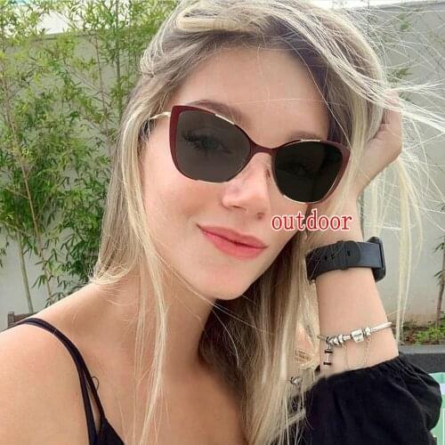 2019 New Fashion Bifocal Reading Glasses women Resin sun Glasses High Quality cat Presbyopia Women Big Oversize NX