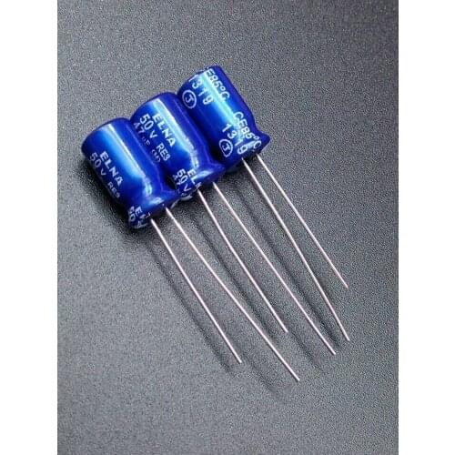 2020 hot sale 30PCS/50PCS Japan ELNA blue robe RE3 47uF/50V origl authentic 47uf 50v spot 6.3*11 free shipping