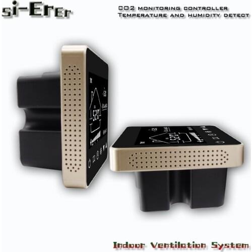 CO2 gas analyzer-indoor air ventilation controller-three speed control with remote control