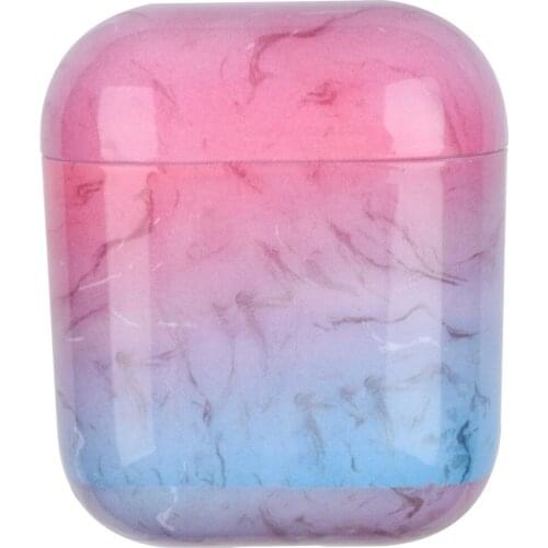 For Airpods Pro case Airpods 1 Airpods 2 Protective Cover PC Hard Shell Marble Texture Protective Cover