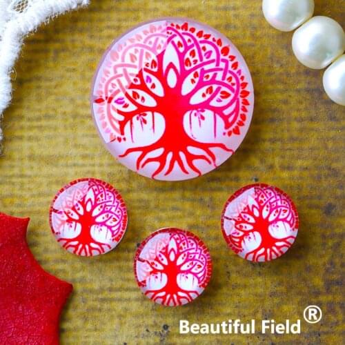 12mm 25mm 14mm 16mm 18mm 20mm Photo Glass Cabochons Round Cameo Set Handmade Settings Stone Magic BGO674