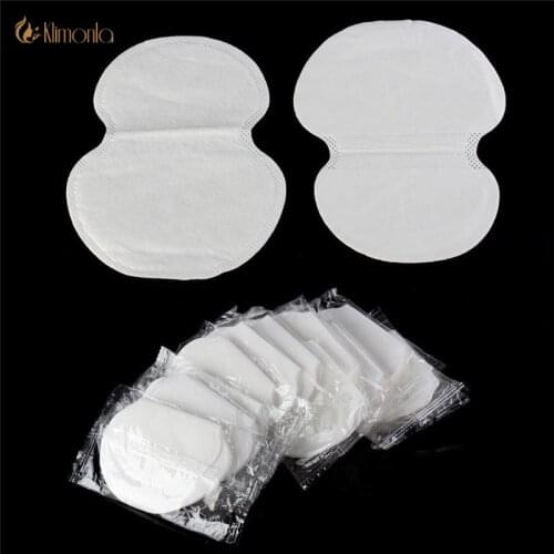 200X ( 100 Pairs ) Summer Deodorants Cotton Pads Underarm Armpit Sweat Pads Dress Disposable Stop Sweat Shield Guard Absorbing