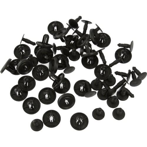 30 PCS Nylon Clips Engine Under Cover Push Type Fastener Bumper Retainer Clips Fit For Lexus Toyota Car Accessories Clips