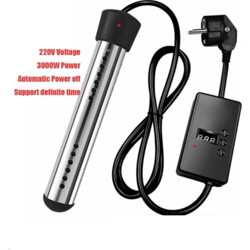 3000W Electric Heater Boiler Water Heating Element Immersion Suspension Water Heater Bathroom Swimming Pool EU/UK/AU Plug 220V