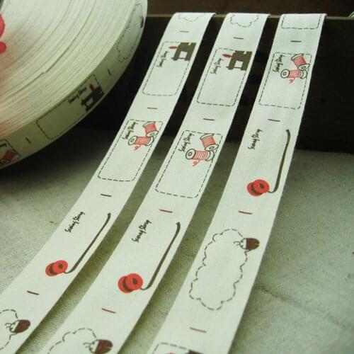 Booksew Personalized Handmade Etiquetas Ropa Sewing Tools Label Ribbons 2 CM Width Custom Clothing Labels Garment Accessories