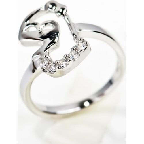 GNJ0311 High Quality 925 Sterling Silver Children Rings Beauty Cute Lovely Smart Ring Jewelry & Accessories For Kids