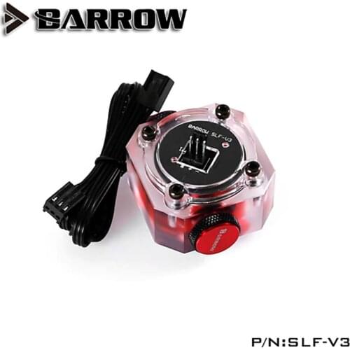 Barrow PC water cooling Flow meter Electronic data version for water cooler system G1/4 connector SLF-V3