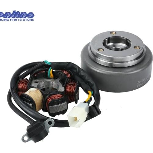 Motorcycles Ignition Magneto Stator Flywheel kit For ZongShen 190cc Z190 W190 1P62YML-2 Electric Start Engine Dirt Pit Bike Atv